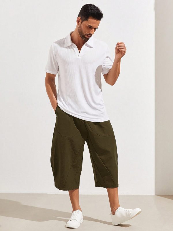 Men's Solid Color Simple Daily Casual Pants