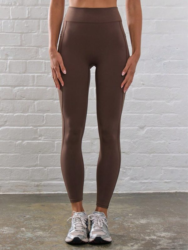 Ribbed Waist Contour Leggings