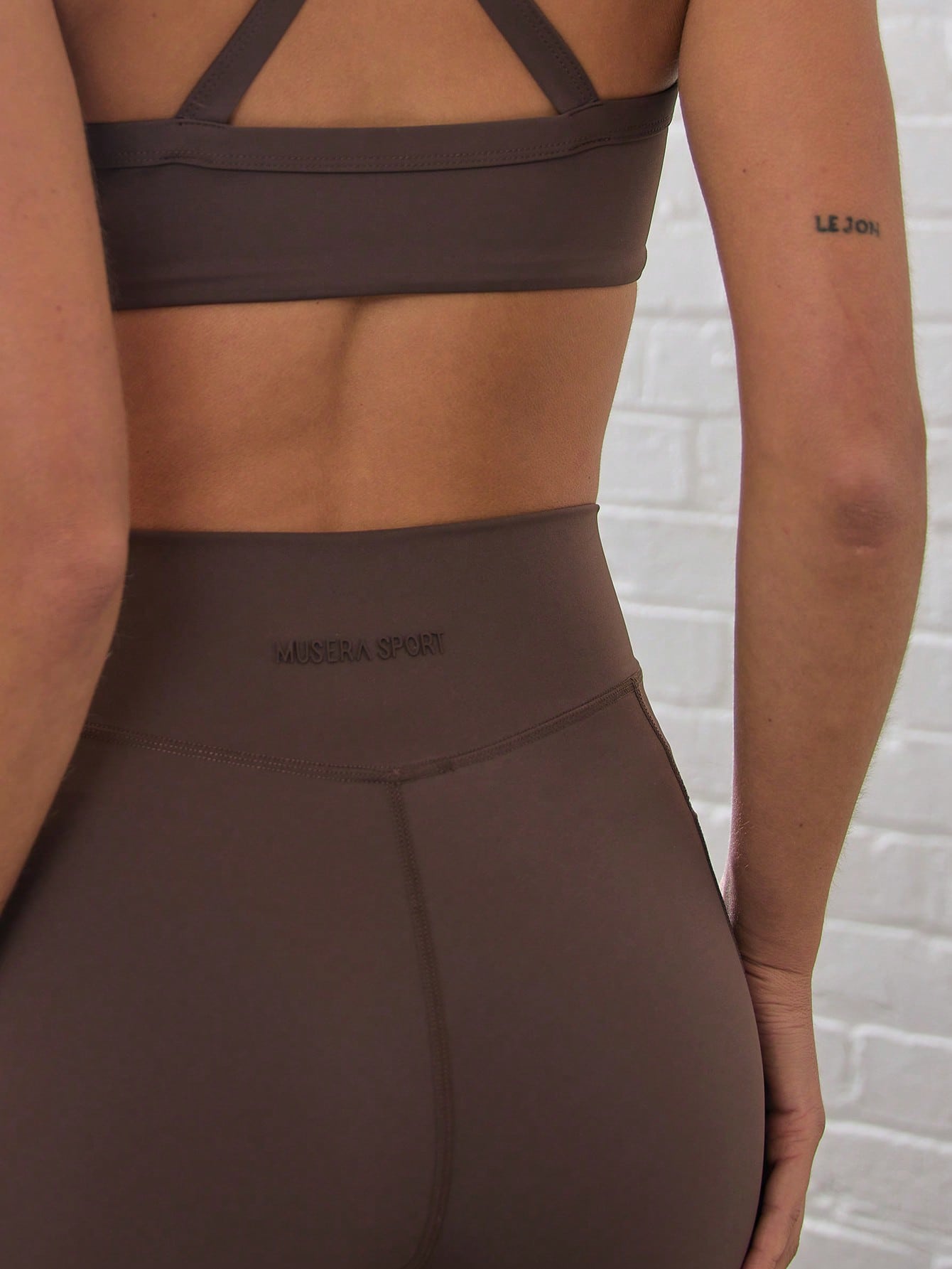 Ribbed Waist Contour Leggings