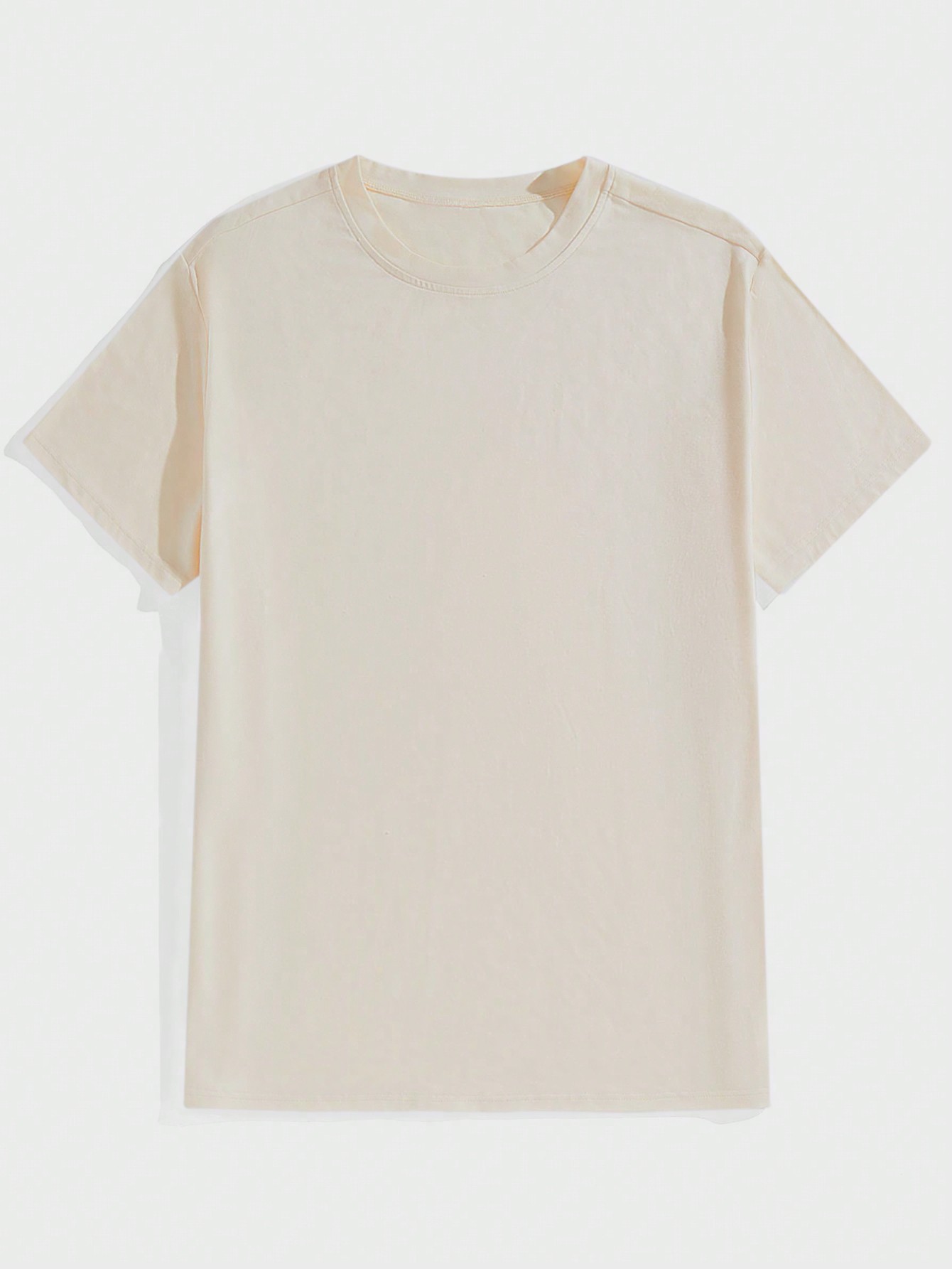 Men 3pcs Cotton Fitted T-Shirts, Casual & Comfortable Daily Wear Basic Top