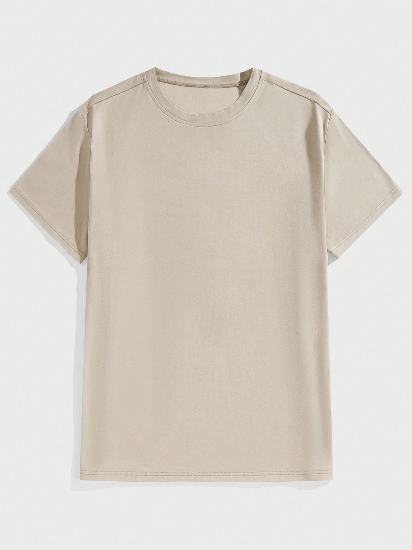 Men 3pcs Cotton Fitted T-Shirts, Casual & Comfortable Daily Wear Basic Top