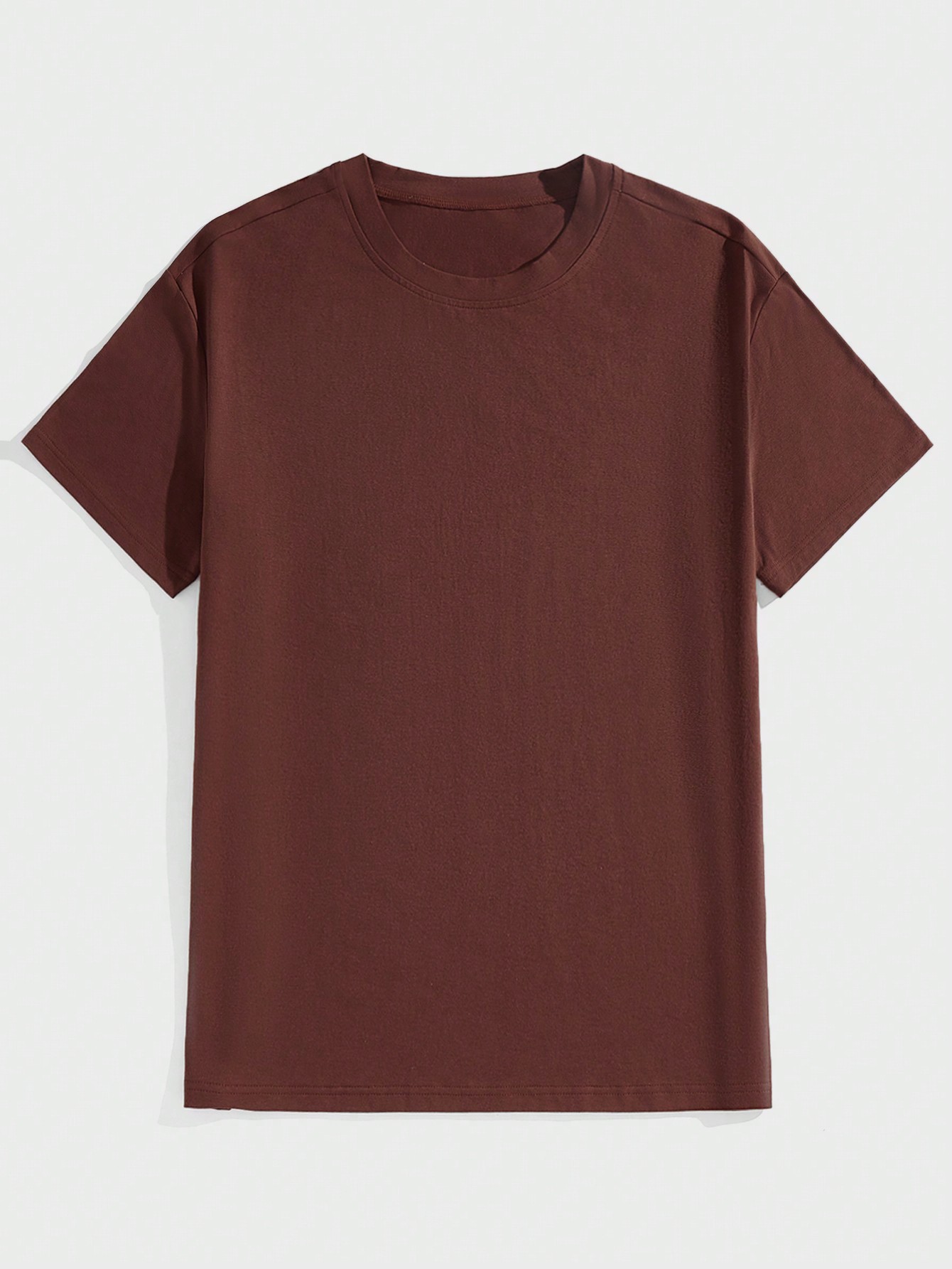 Men 3pcs Cotton Fitted T-Shirts, Casual & Comfortable Daily Wear Basic Top
