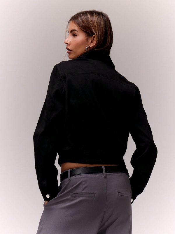 Collared Zip Through Jacket