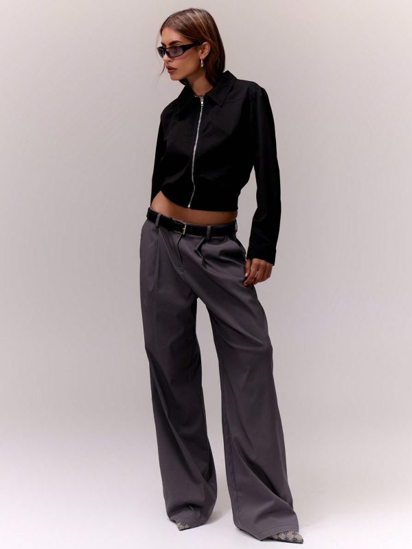 Collared Zip Through Jacket