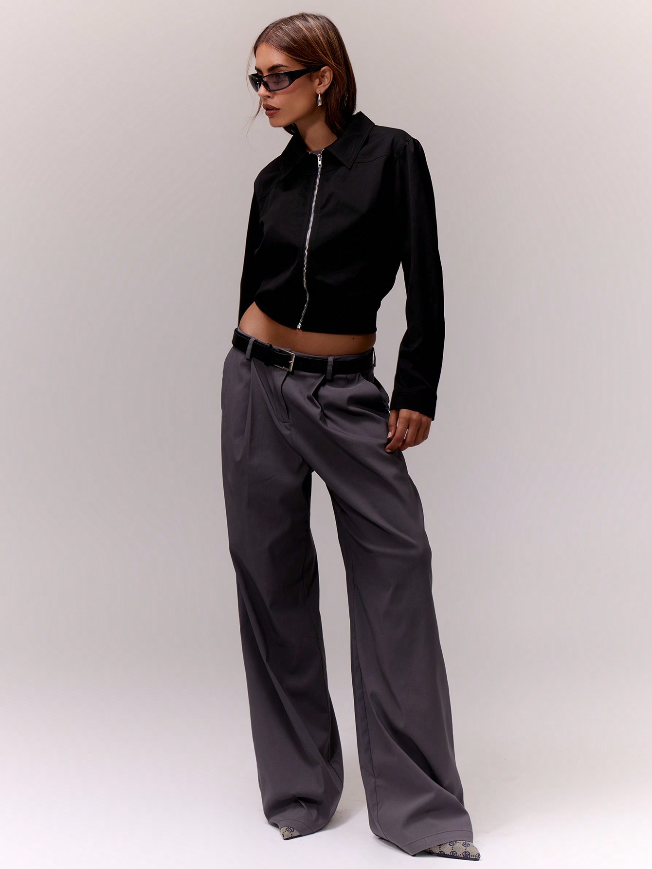 Collared Zip Through Jacket
