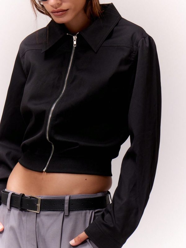 Collared Zip Through Jacket