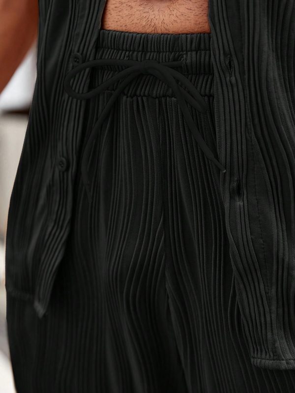 Men's Plain Simple Daily Casual Trousers