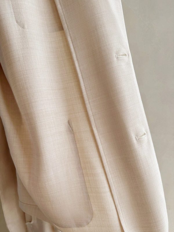Men Solid Lapel Neck Blazer For Dailywear