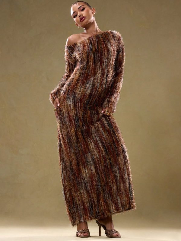 Teddy Dress - Peach Ikat