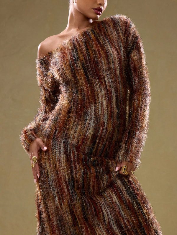Teddy Dress - Peach Ikat