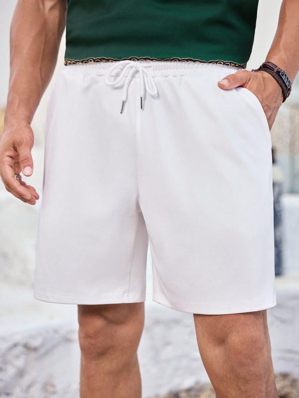 Men's Retro Print T-Shirt Set, Comfortable & Breathable For Casual, Daily & Festival Wear