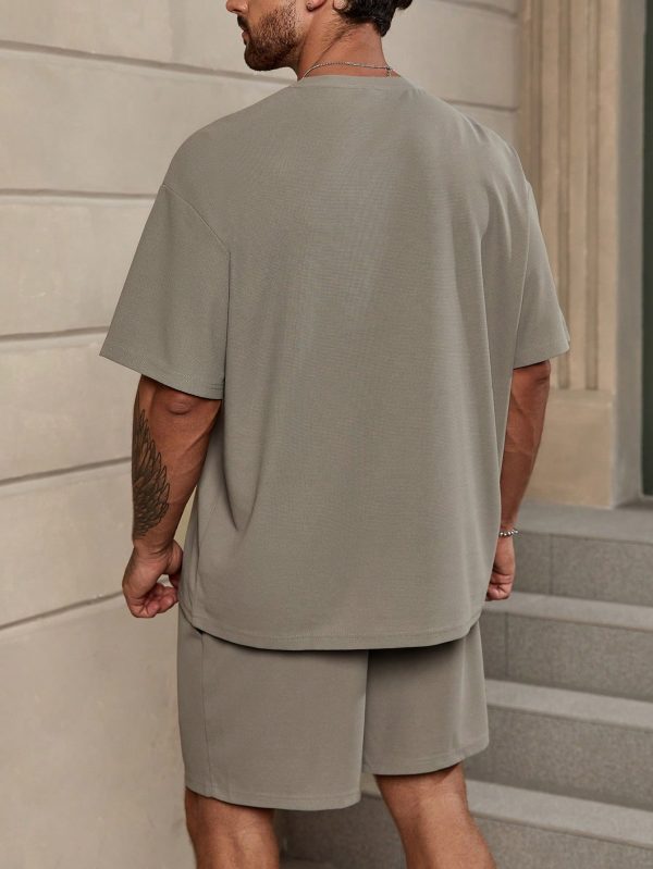 Relaxed Drop Shoulder T-Shirt & Shorts Set