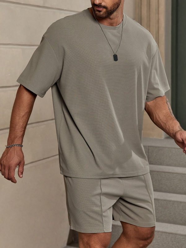 Relaxed Drop Shoulder T-Shirt & Shorts Set