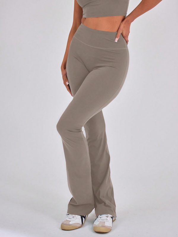 High Waisted Sculpt Flare Sports Leggings Only