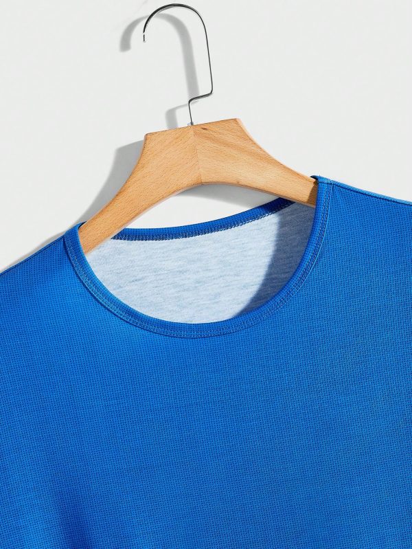 Men's Casual Patchwork Printed T-Shirt, Summer